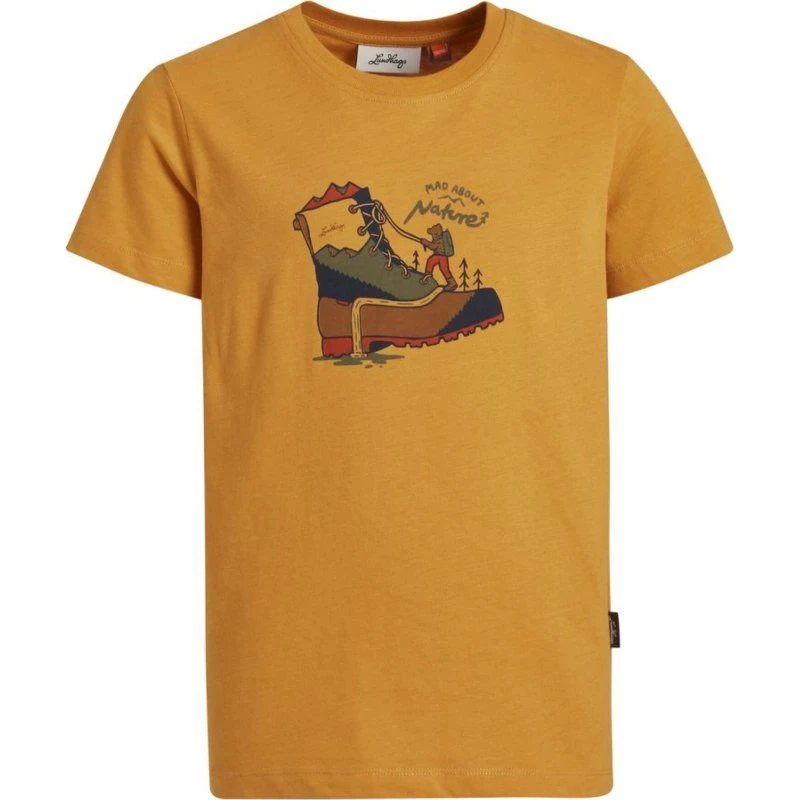 Lundhags Fulu Climbing T-shirt Jr - Gold, str. 158/164