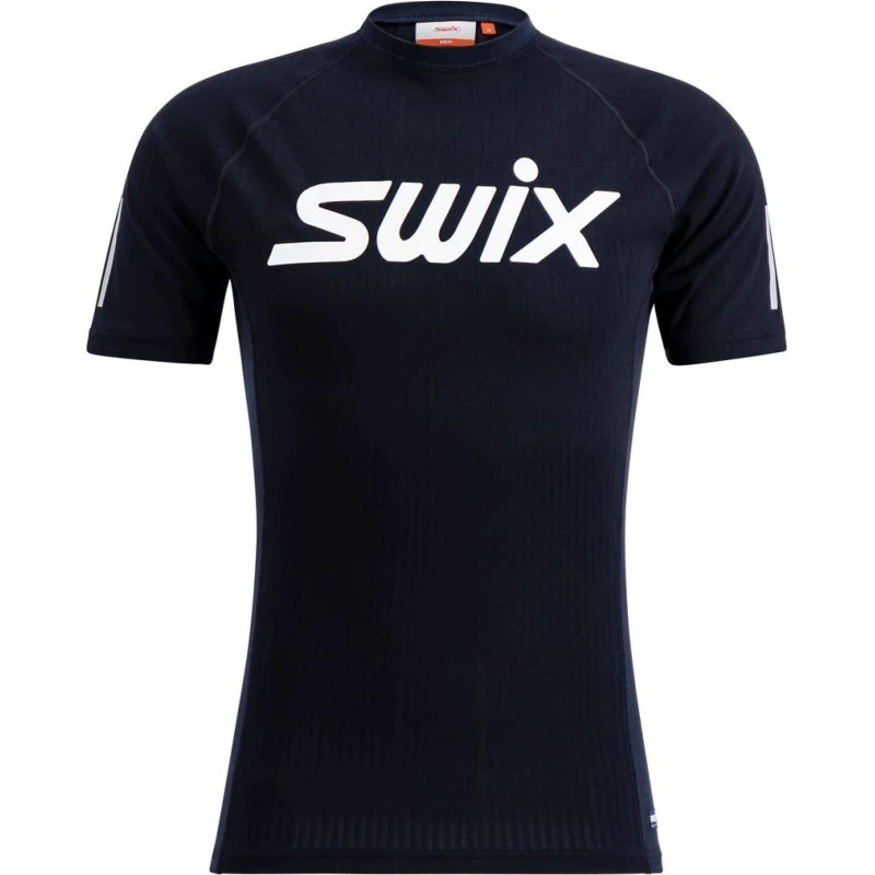 Swix Roadline Racex Short Sleeve T-shirt M – Black/Dark Navy