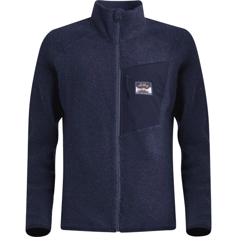 Lundhags Flok Wool Ws Pile Light Navy fleecetrøje S