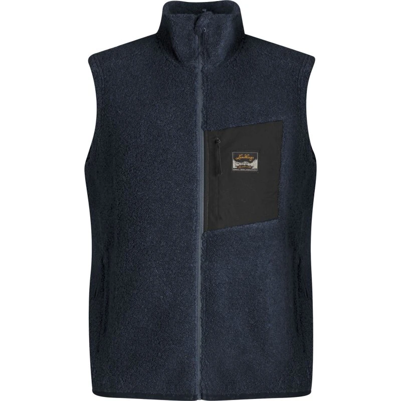 Lundhags Flok Wool Ms Pile Vest, Light Navy, Str. S