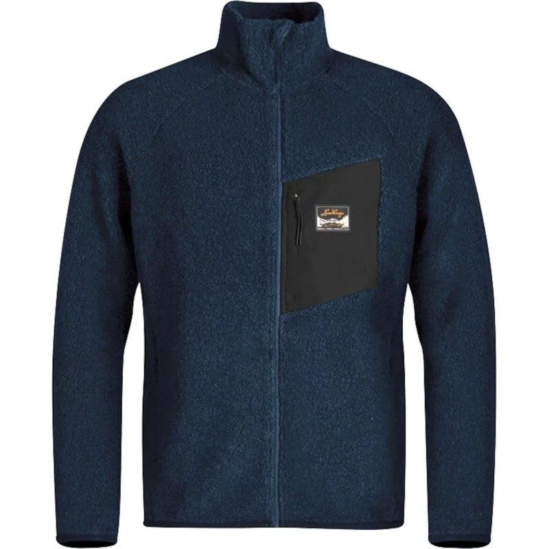 Lundhags Flok Wool Pile Fleecetrøje Light Navy, str. M