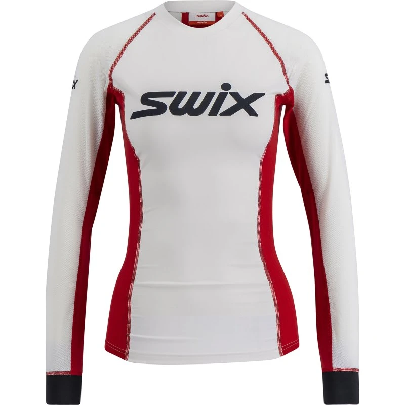 Swix Triac Dry Breathe langærmet undertrøje Hvid/Rød XL