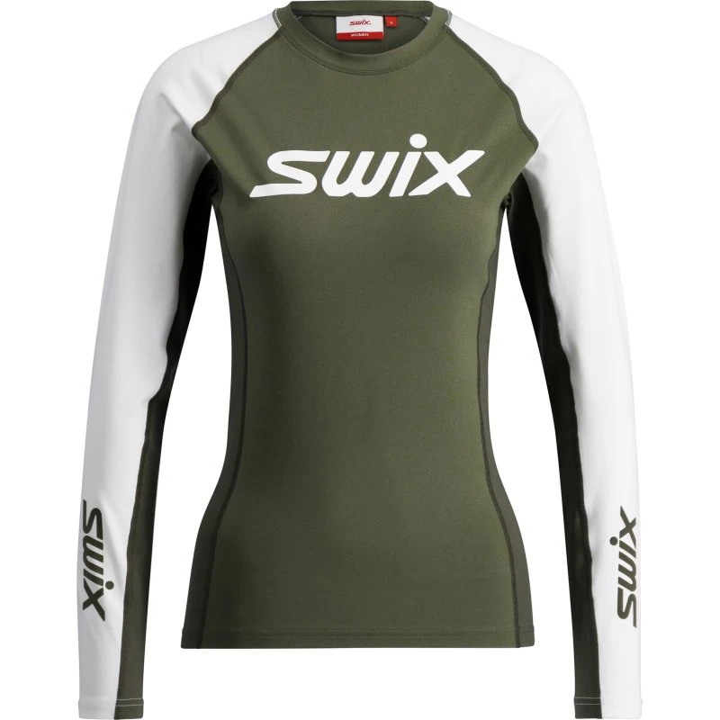 Swix Racex Dry Long Sleeve Bluse Olive Agave XL