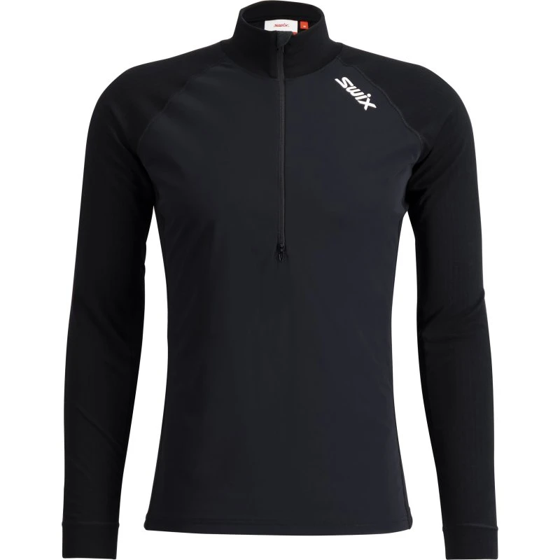Swix Racex Classic Wind Half Zip M Black, str. L