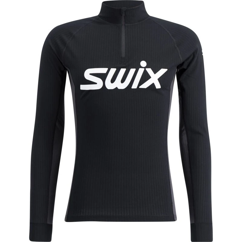 Swix Racex Classic Half Zip M Black Phantom Str. L
