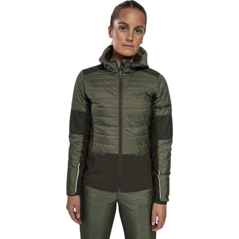 Swix Horizon Jacket W Olive S - Dame