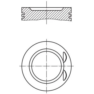 MAHLE Stempel 011 73 01 (0117301) til OPEL