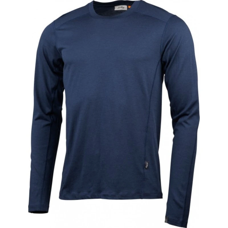 Lundhags Gimmer Merino Lt LS Bluse Deep Blue XL