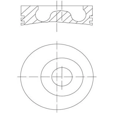MAHLE Stempel 016 02 00 (Ford OEM 1513923)