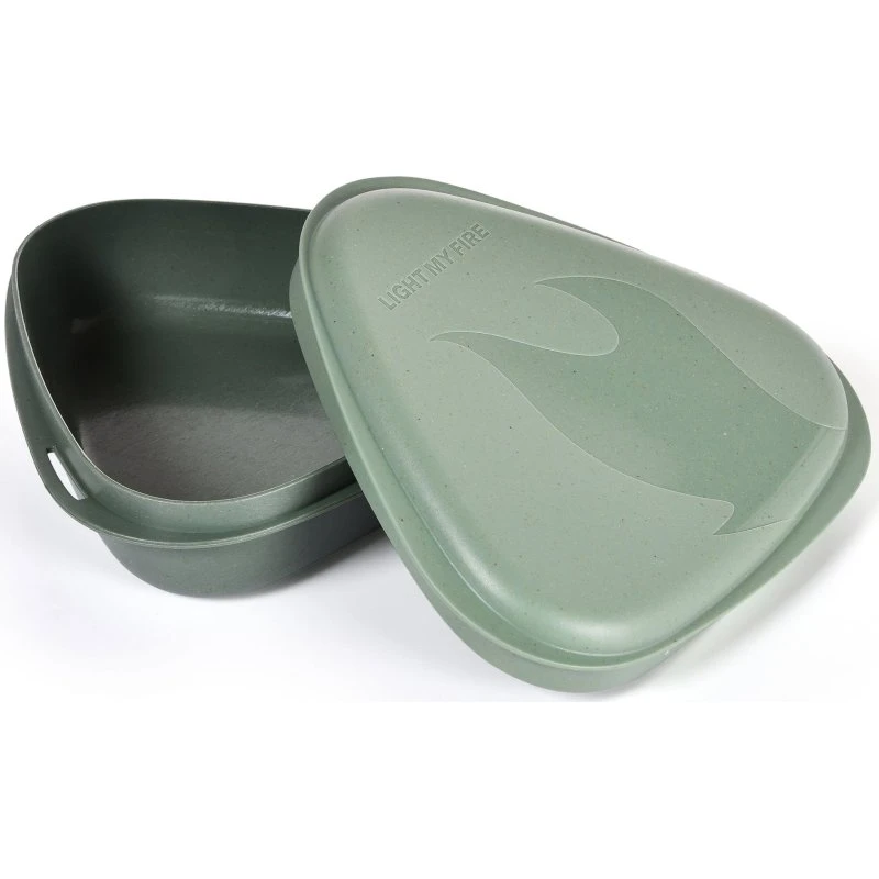 Light My Fire Bowl'nLid Sandy Green – Skål med låg 900/500 ml