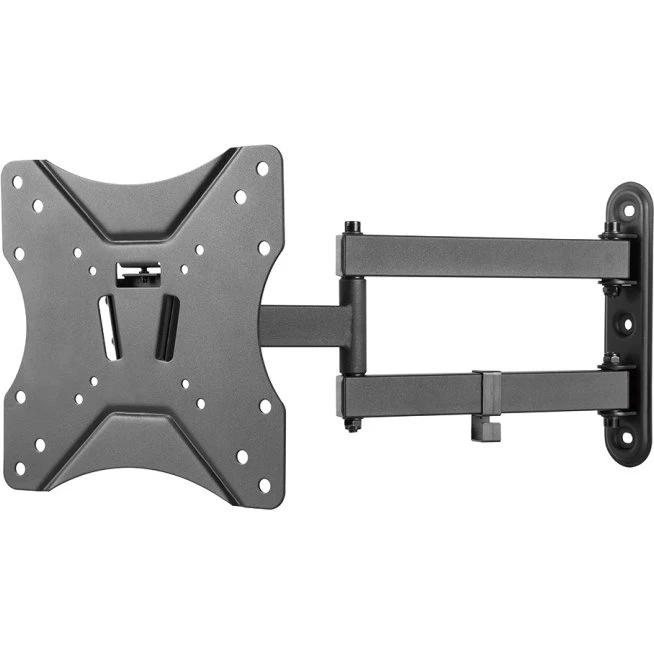 DELTACO Office ARM-0253 vægbeslag, 23"–42", 25 kg, sort