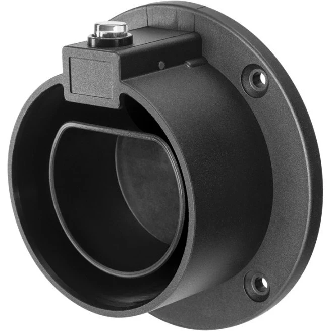 DELTACO e-Charge holder til Type 2-stik, sort