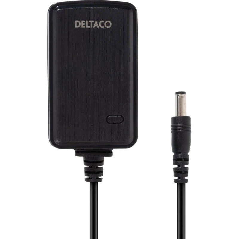 Deltaco PS12-20B 12V 2A strømadapter, sort