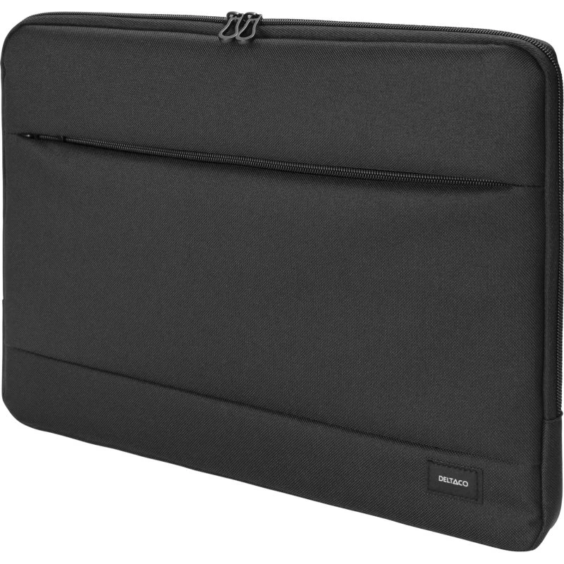 Deltaco 15,6–16 tommer Laptop Sleeve, genanvendt polyester, sort