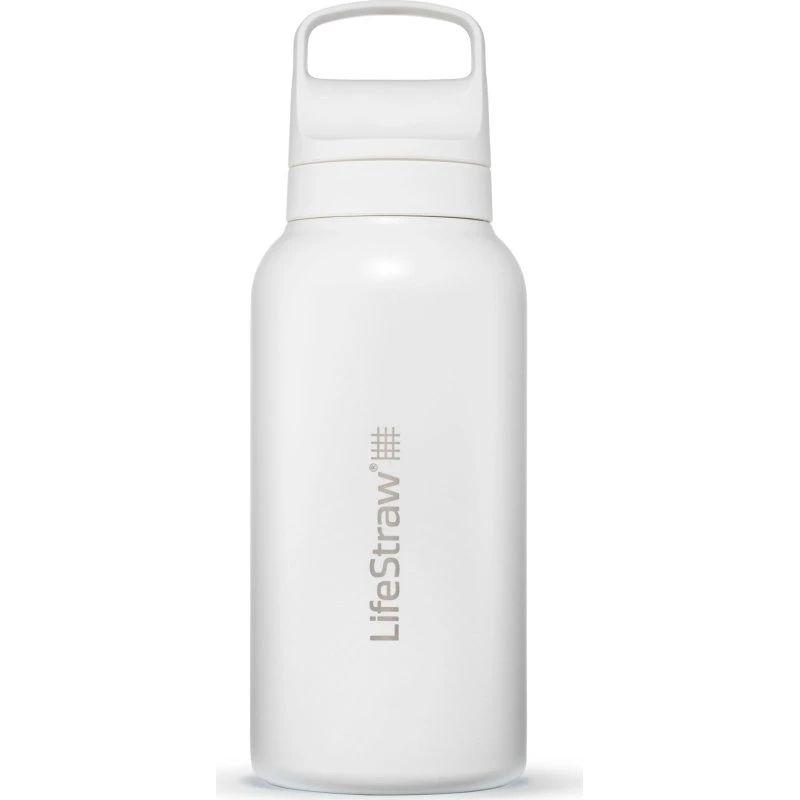 LifeStraw Go 2.0 Stainless Steel vandflaske med filter, hvid