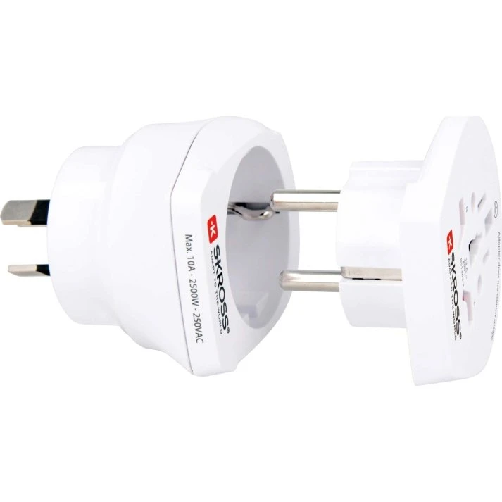 SKROSS Combo World – Australien/Kina & EU-rejseadapter