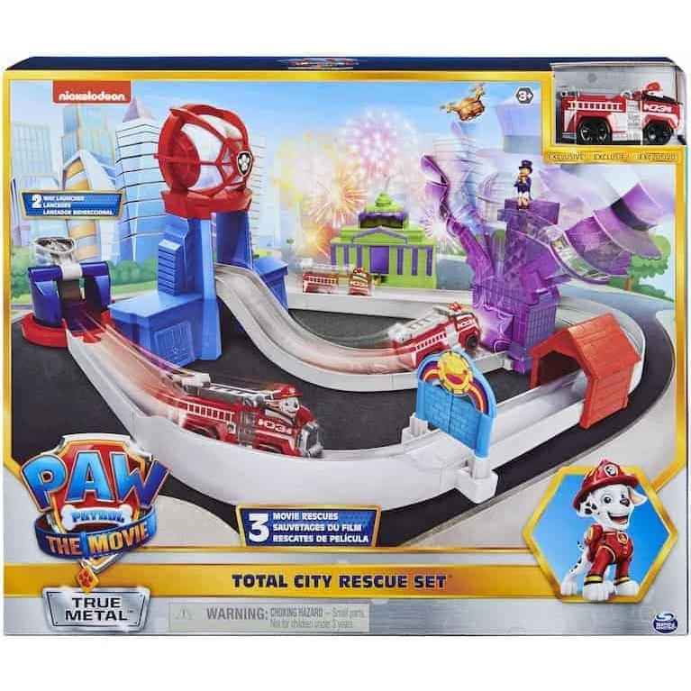 Paw Patrol True Metal Total City Redningssæt – Movie Playset 1:55