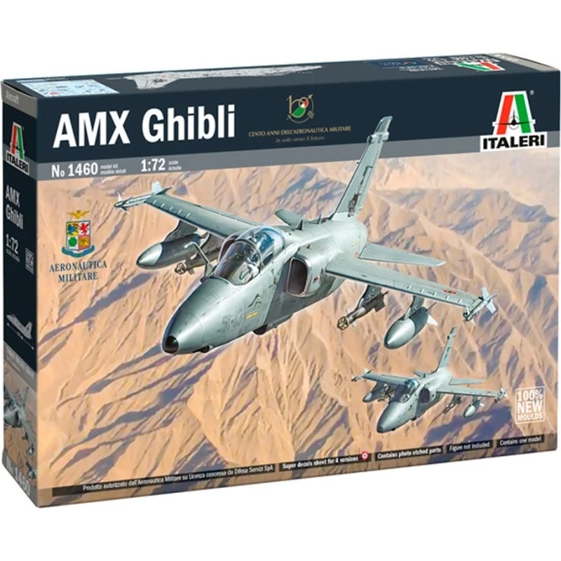 Italeri 1:72 AMX Ghibli modelfly byggesæt