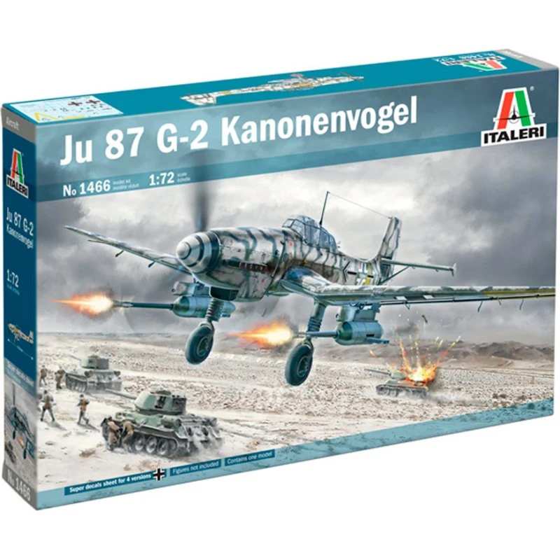 Italeri 1:72 Ju 87 G-2 Kanonenvogel byggesæt