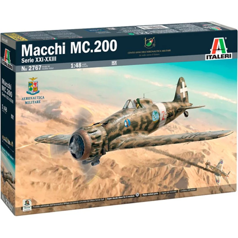 Italeri 1:48 Macchi C.200 Serie XXI-XXIII modelfly