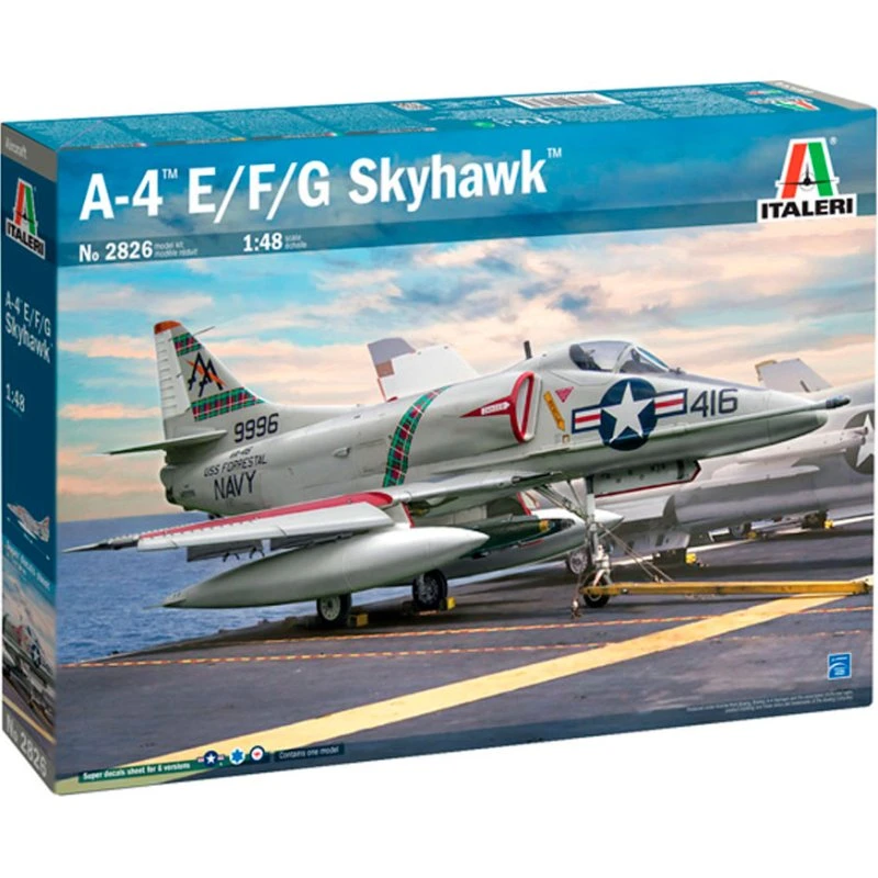 Italeri 1:48 A-4 E/F/G Skyhawk byggesæt (26,5 cm)