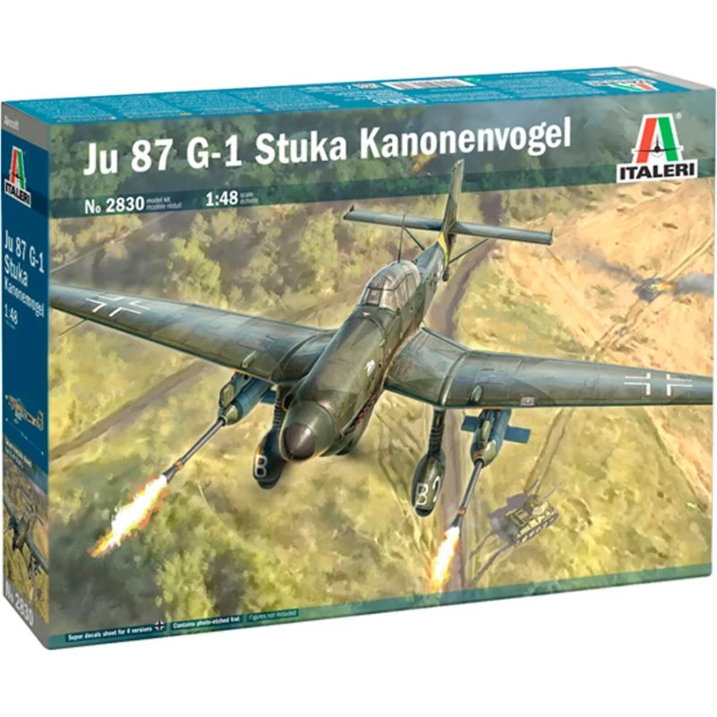 Italeri Ju 87 G-1 Stuka Kanonenvogel 1:48 modelfly (22,9 cm)