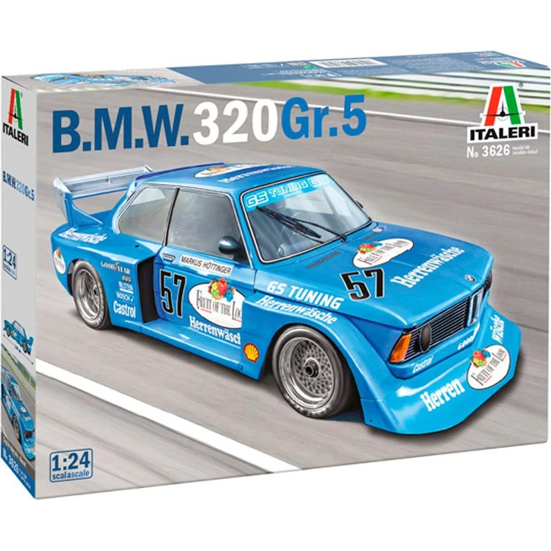 Italeri 1:24 BMW 320 Group 5 modelbyggesæt