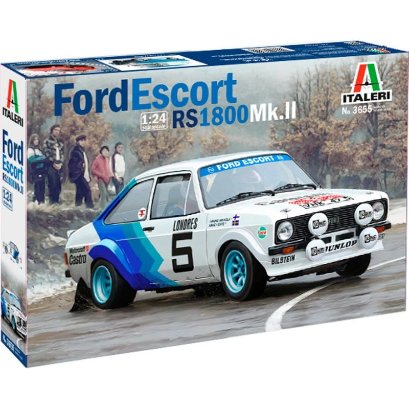 Italeri Ford Escort RS1800 Mk.II 1:24 modelbyggesæt