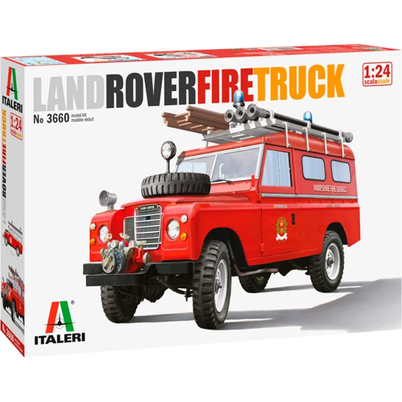 Italeri 1:24 Land Rover Brandbil byggesæt (24,1 cm)