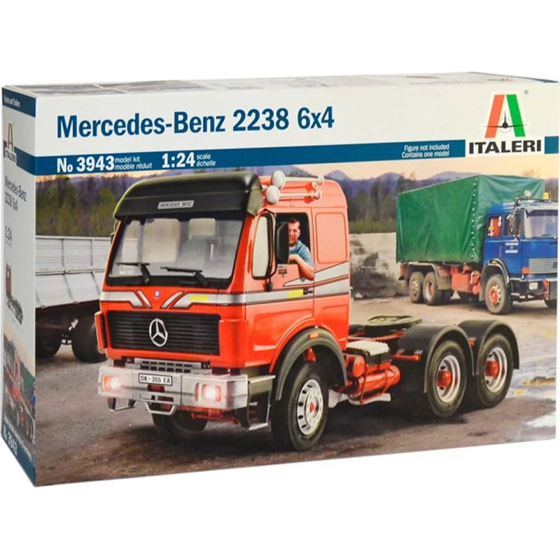 Italeri Mercedes-Benz 2238 6x4 byggesæt 1:24