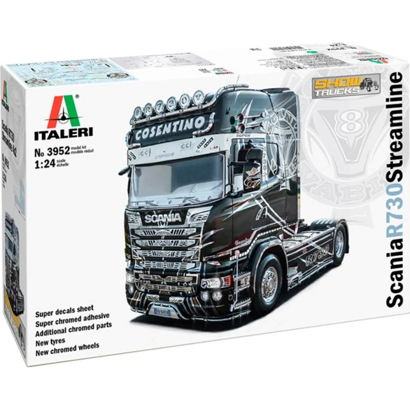 Italeri Scania R730 Streamline 1:24 - Show Truck modellastbil