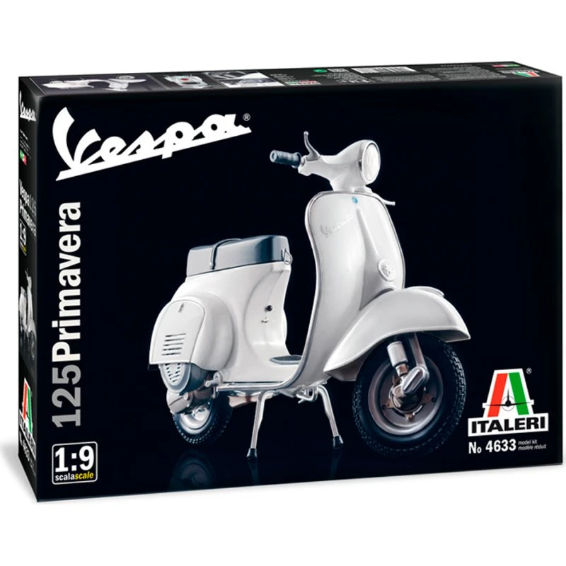 Italeri Vespa 125 Primavera 1:9 byggesæt