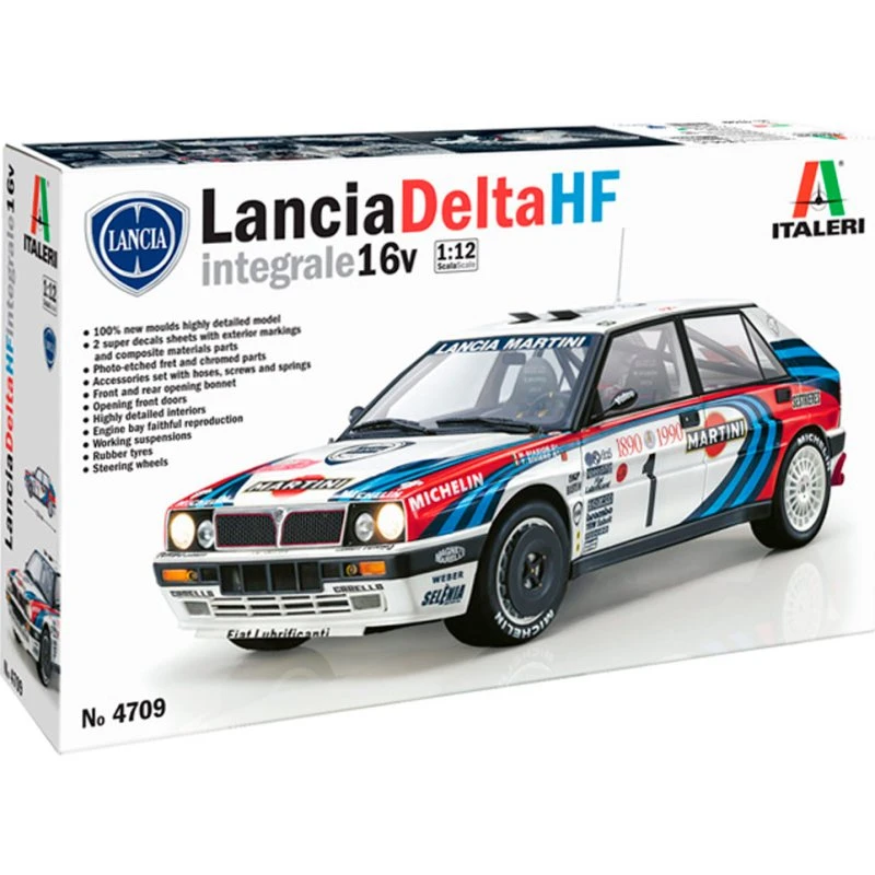 Italeri 1:12 Lancia Delta HF Integrale 16V - Modelbil