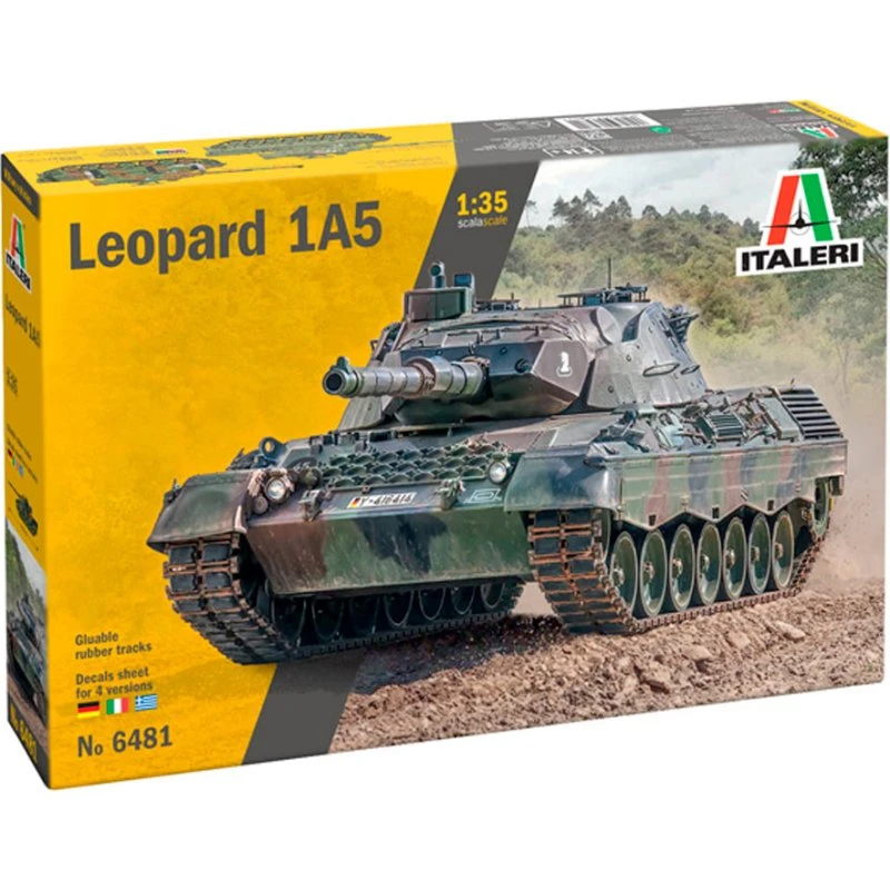 Italeri 1:35 Leopard 1 A5 - Modelkampvogn (byggesæt)