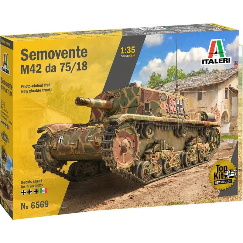 Italeri Semovente M42 75/18 byggesæt 1:35