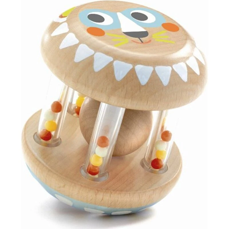 Djeco BabyShaki rangle, Baby Blanc (5,5×6 cm)