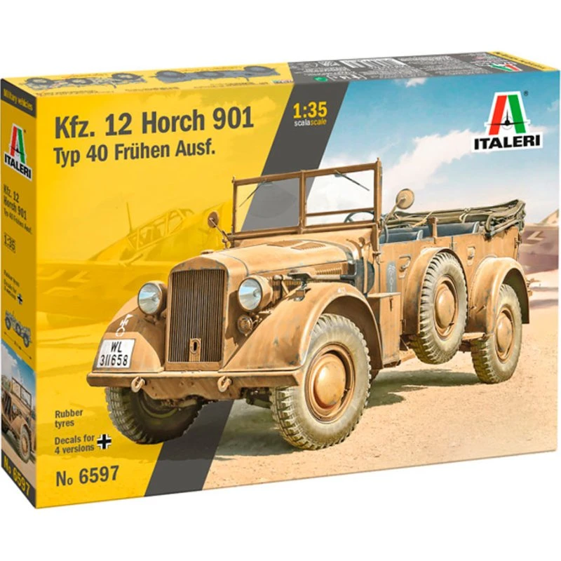 Italeri 1:35 Kfz. 12 Horch 901 Typ 40 (tidlig udgave)