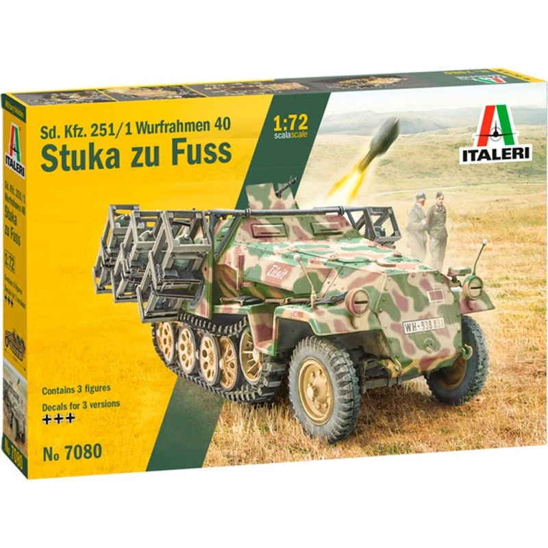 Italeri 1:72 Sd.Kfz.251/1 'Stuka zu Fuss' byggesæt