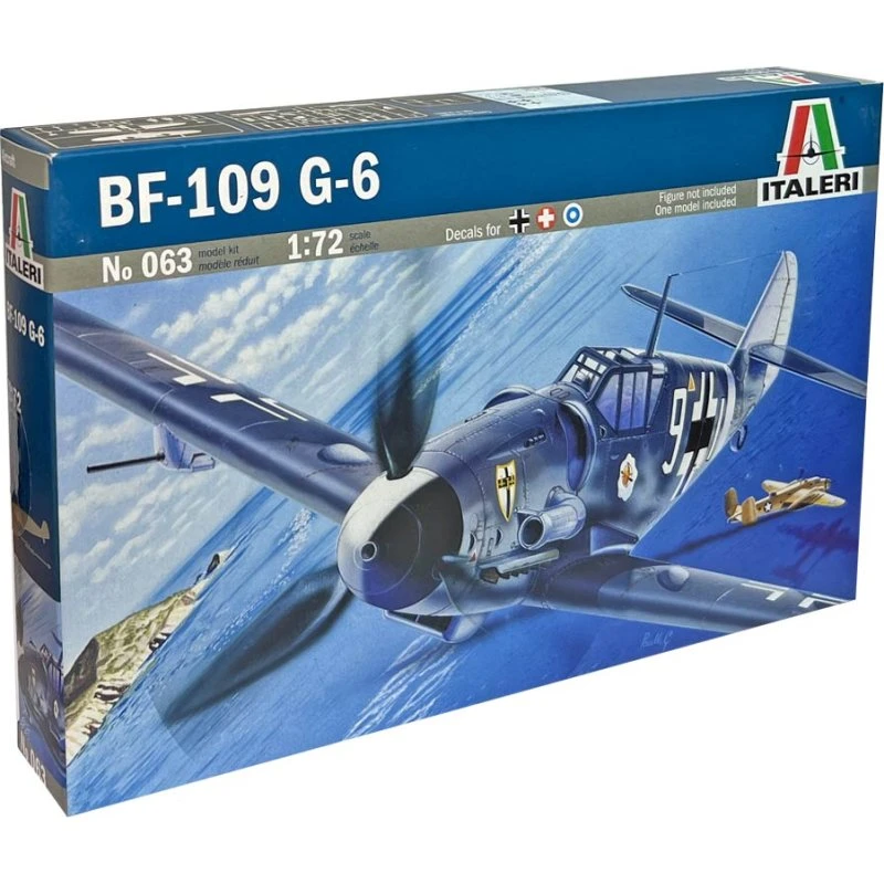 Italeri Messerschmitt BF 109 G-6, 1:72 byggesæt
