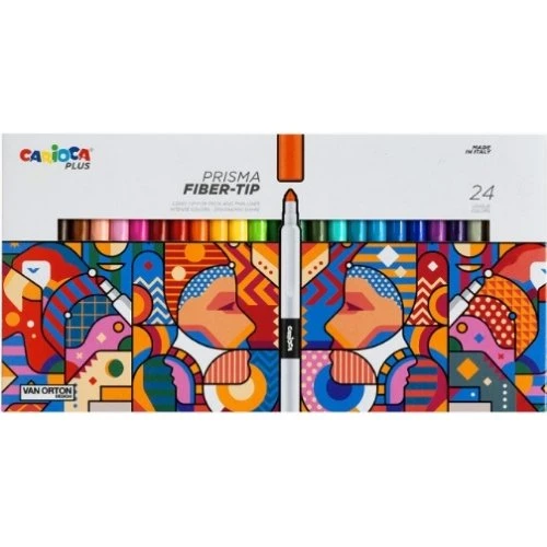 Carioca Plus Prisma Tip – 24 farver