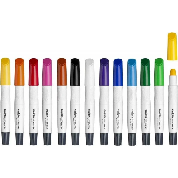 CARIOCA Plus Art Crayons vandopløselige, 12 stk