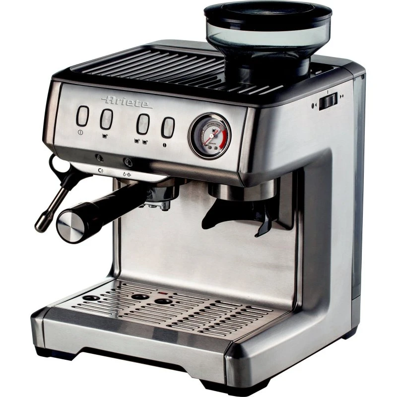 Ariete Espressomaskine med kaffekværn og mælkeskummer (15 bar)