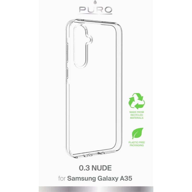 Puro Samsung Galaxy A35 0.3 Nude Cover (Transparent)