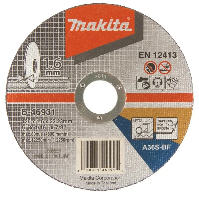 Makita Skæreskive 125x1,6x22,23 mm B-46931