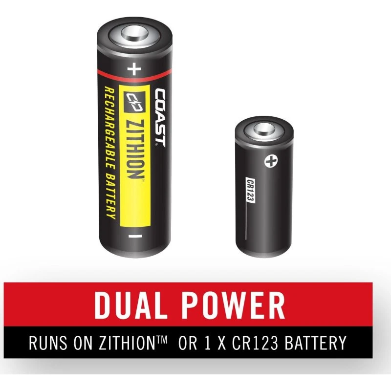 COAST XPH25R Genopladelig Pandelampe 410 lm med batteriindikator