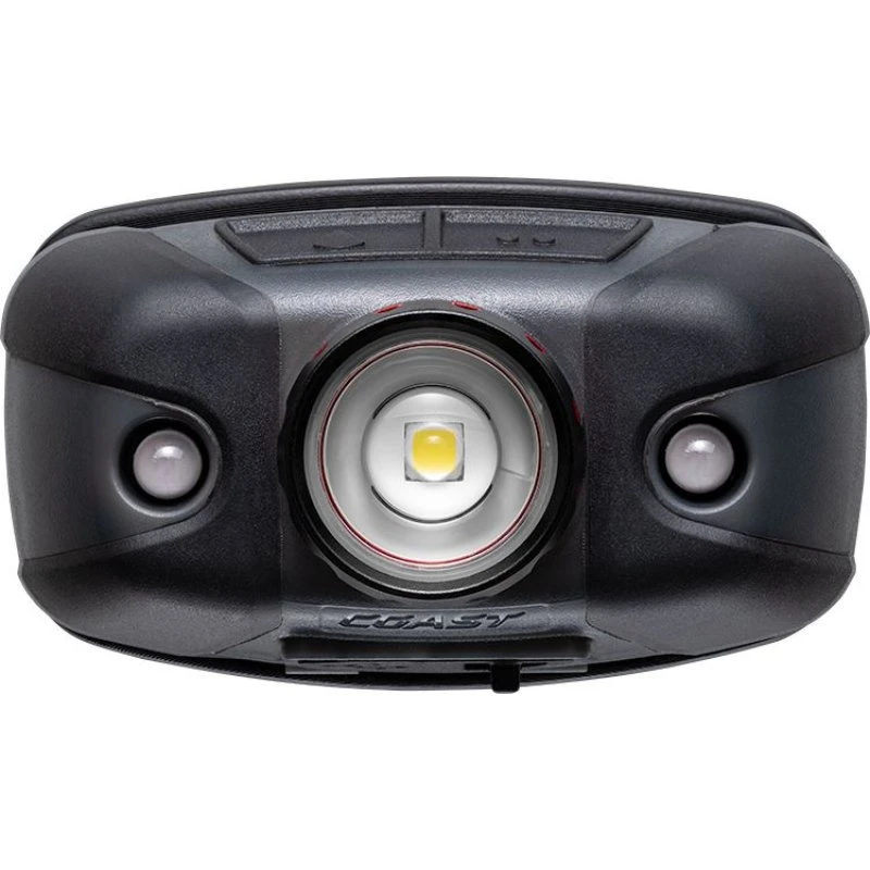 Coast FLX40R genopladelig pandelampe, tri-color