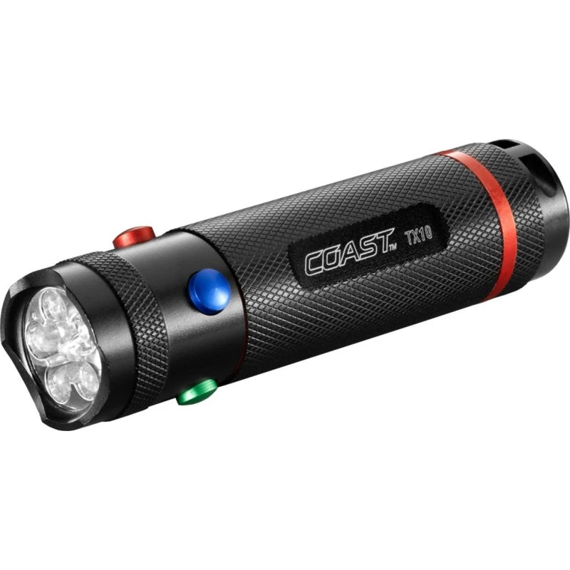 COAST TX10 lommelygte – 4 farveindstillinger