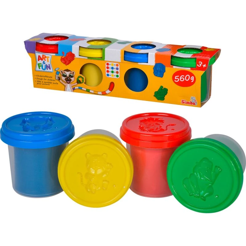 Art Fun modellervoks 560 g (4 x 140 g) - ekstra blød