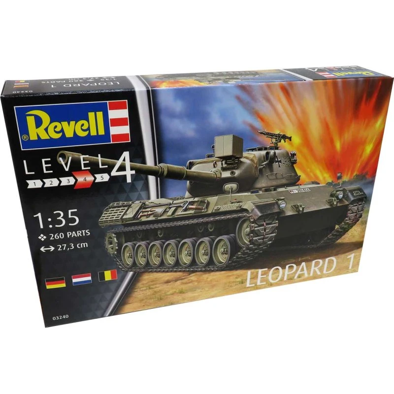 Revell Leopard 1 kampvogn byggesæt 1:35 – 260 dele