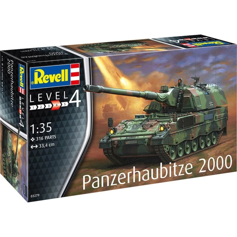 Revell Panzerhaubitze 2000 modelbyggesæt 1:35 (316 dele)
